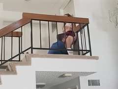 xnxx-pornos anal-pornos blasen-pornos bruenette-pornos arsch bumsen, schwanz reiten, dicker schwanz, brünettes girl, treppe, girl beim blasen